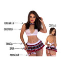 Fantasia Sexy Colegial – Conjunto Lingerie Erótica