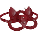 Máscara Sensual Formato de Gato em Couro